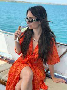 drinking wine