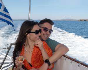 couples on boat