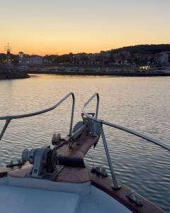 Nea Koutali Sunset from boat